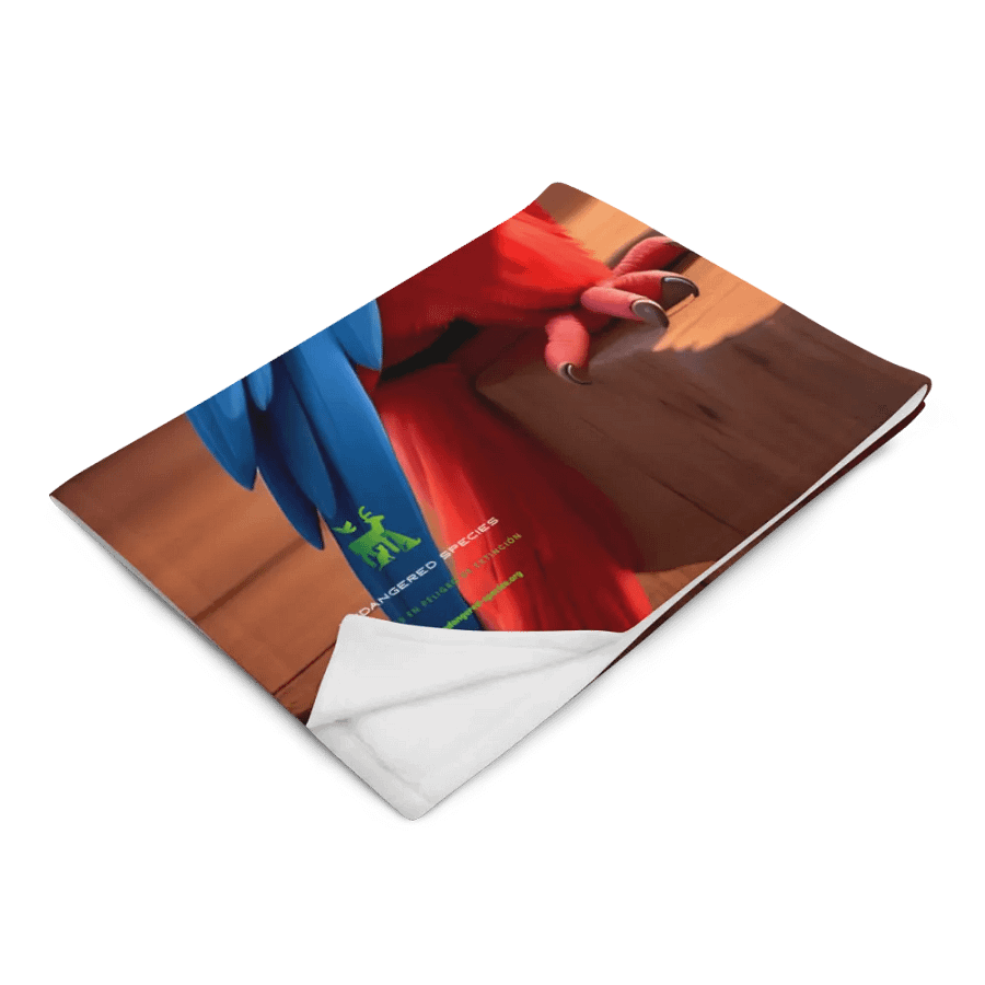 Endangered Species - Mexico - Scarlet Macaw Throw Blanket product image (4)