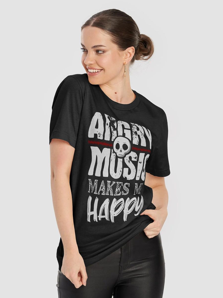 Angry Music Makes Me Happy – Funny T-Shirt for Metal and Rock Fans product image (9)