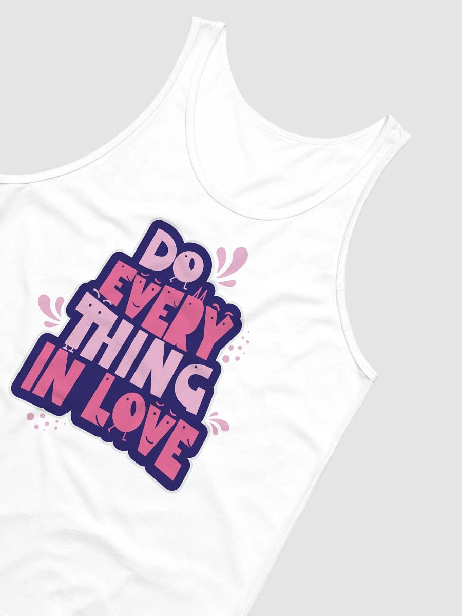 Do Everything In Love | Jersey Tank by Bella+Canvas product image (4)