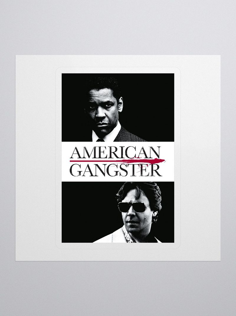 American Gangster Kiss Cut Stickers