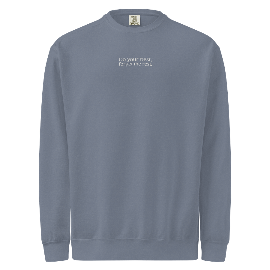 Embroidered Do Your Best Comfort Colors Sweatshirt product image (1)