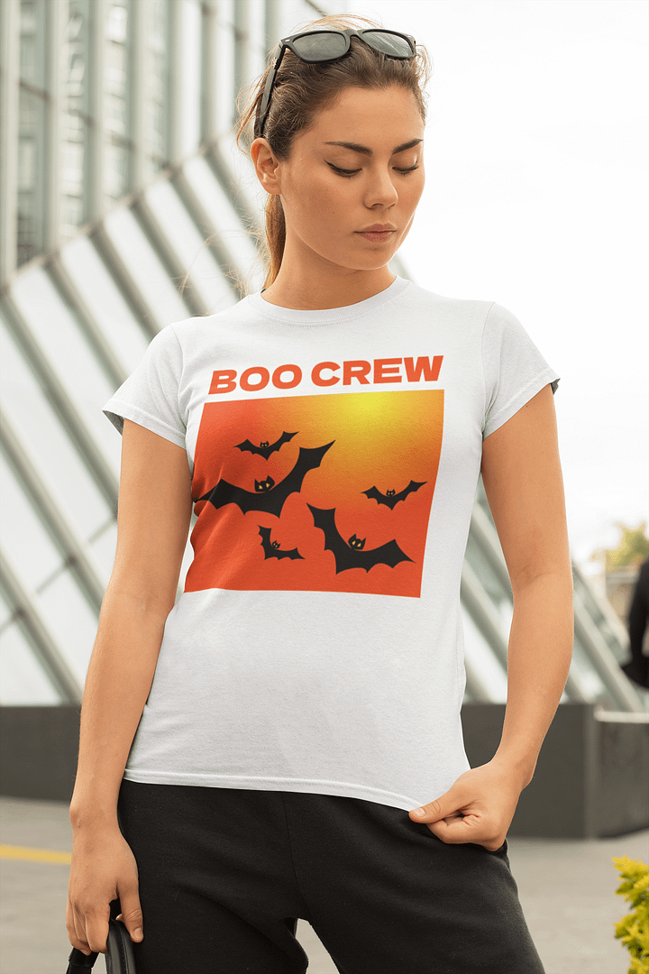 Boo Crew Spooky Halloween Tee product image (1)