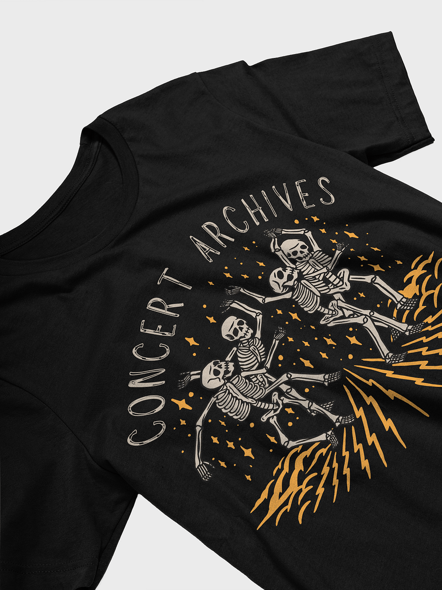 Dancing Skeletons Unisex T-Shirt (Logo on Back) product image (3)