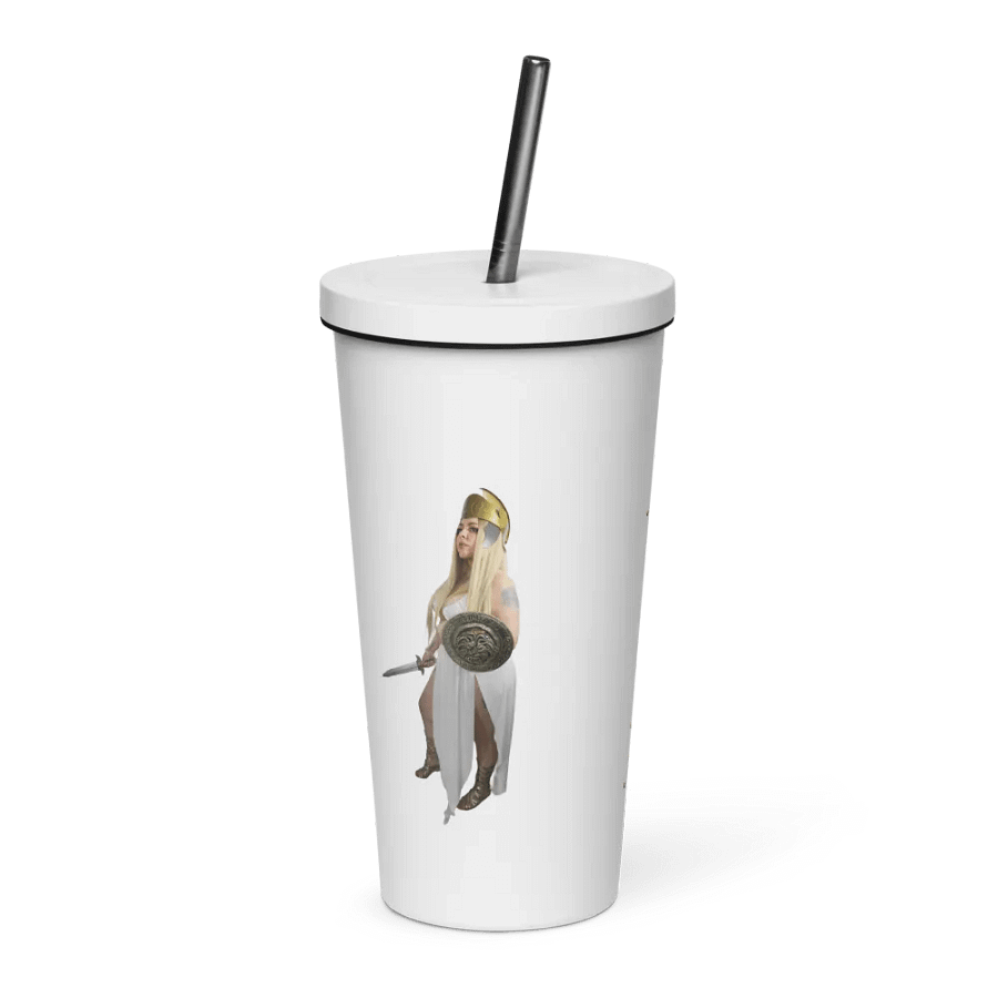Athena Insulated Tumbler w/ Straw product image (3)