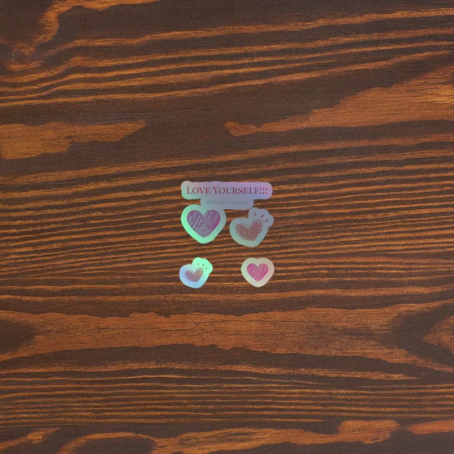 Love Yourself Colorful Stickers product image (5)