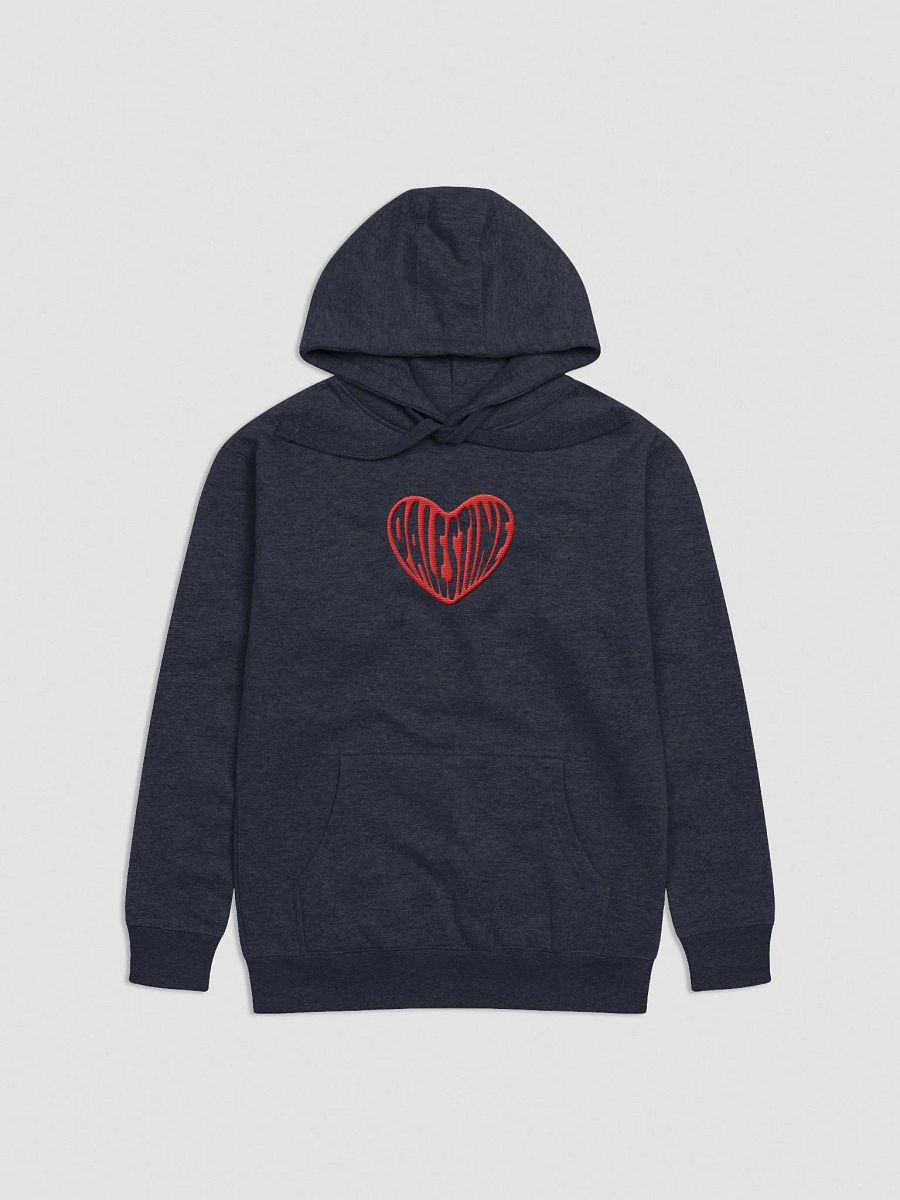 Palestine Heart Embroidered Hoodie product image (3)