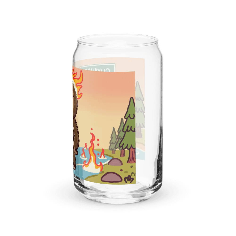 irritated ohio bigfoot glass product image (7)