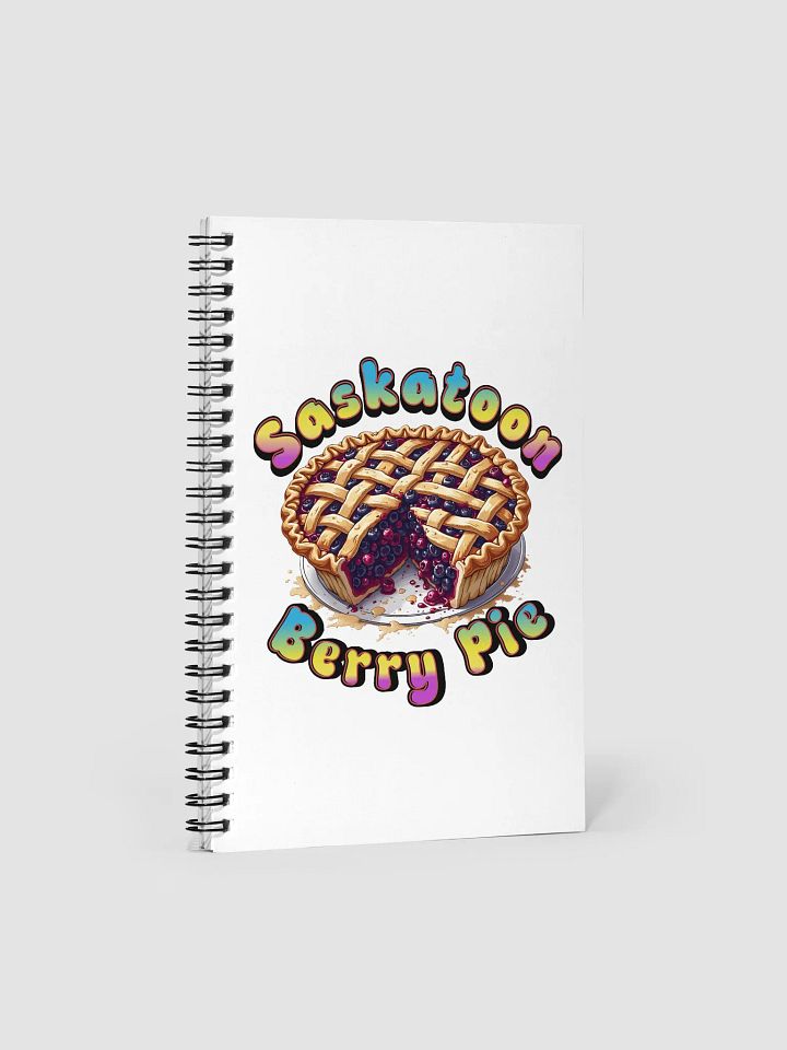 Saskatoon Berry Pie Spiral Notebook product image (2)