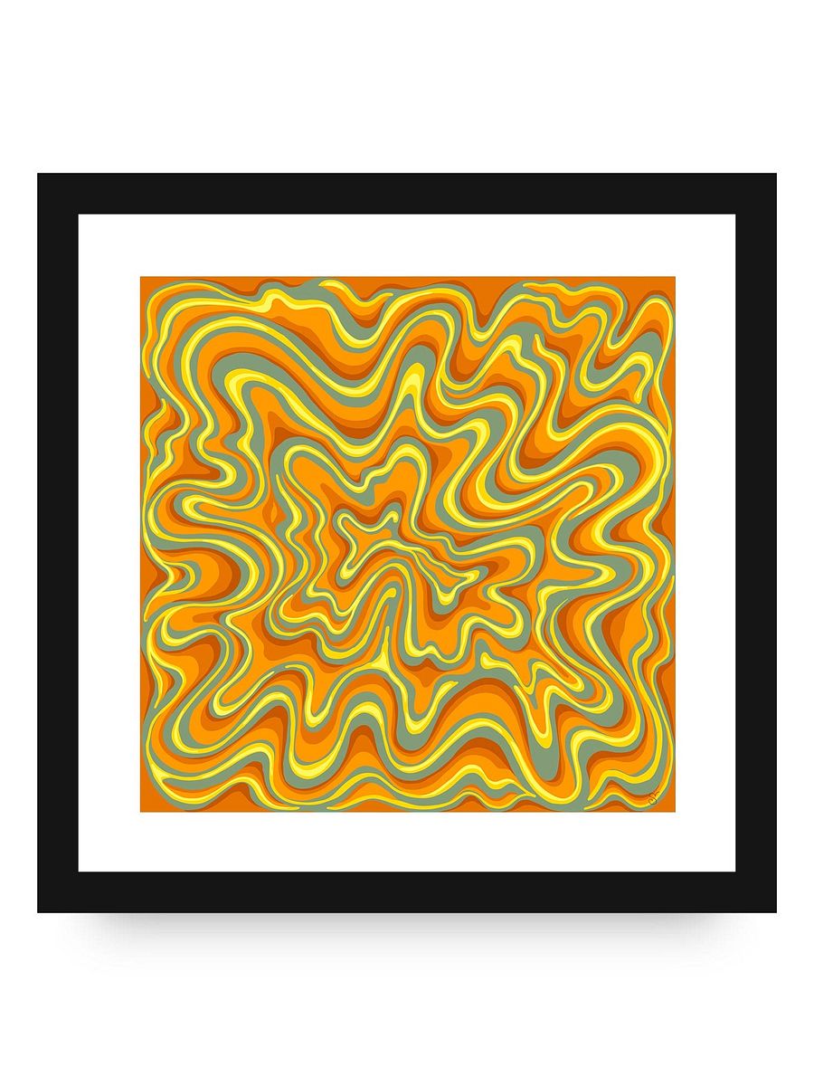 Radiant Swirls Matte Poster - Stone No. 4 product image (21)
