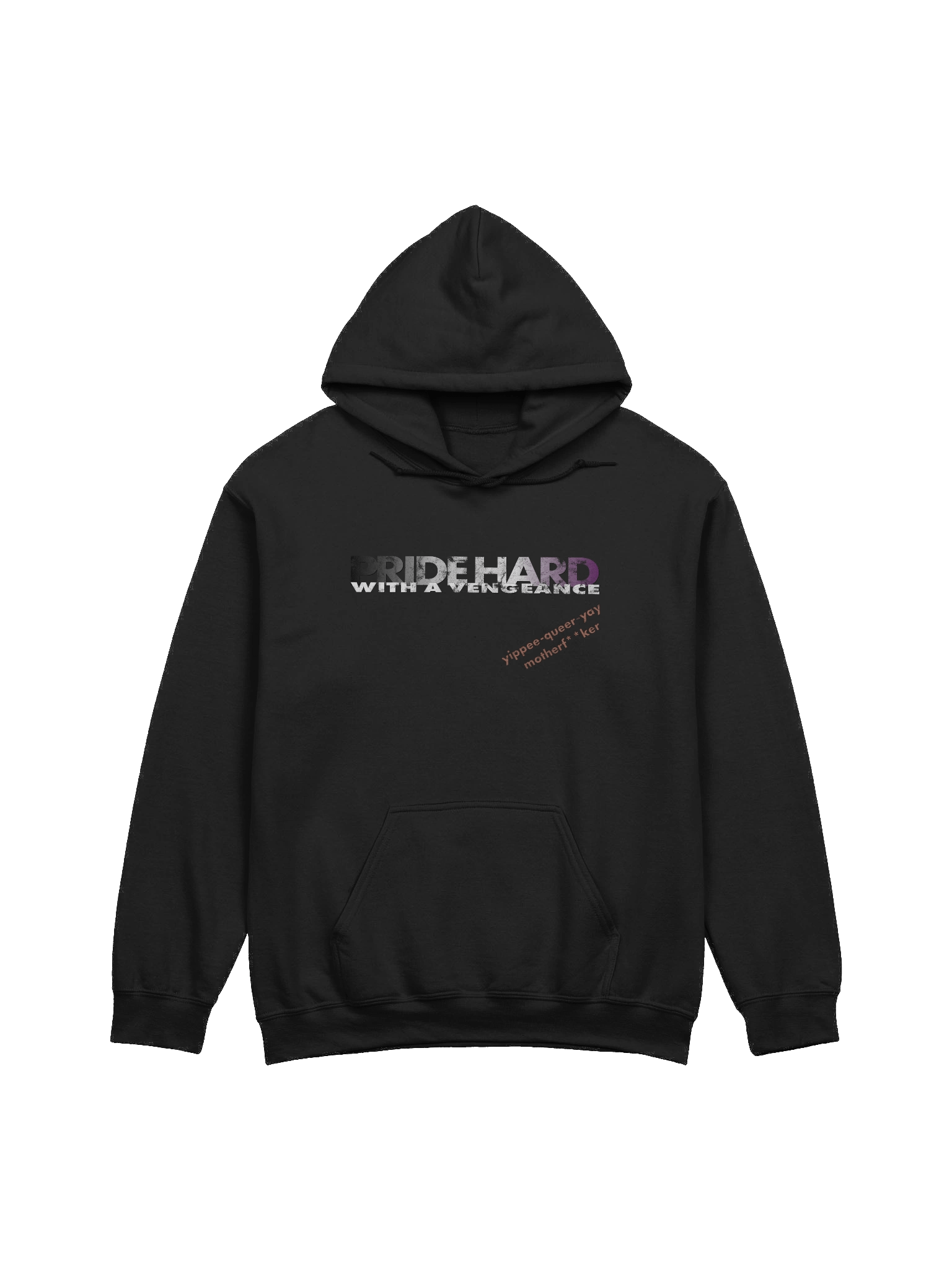 Asexual "Pride Hard" Hoodie product image (1)