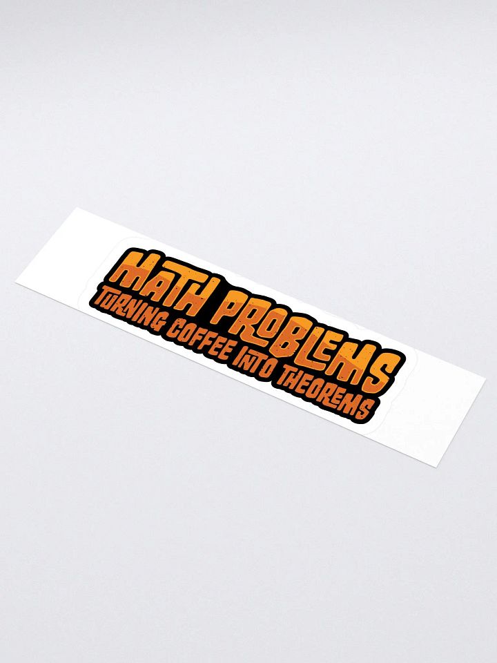 Express Your Love for Coffee & Math with This Sticker! product image (1)