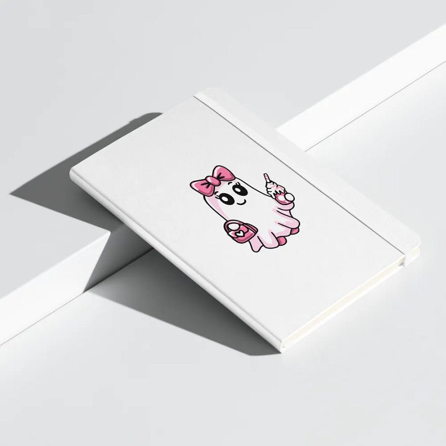 Cute Ghost Hardcover Bound Lined Notebook product image (7)