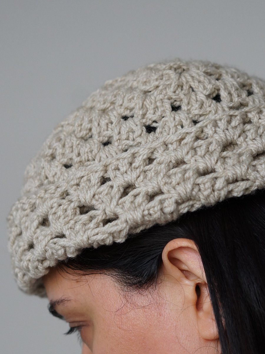 Granny stripes fisherman beanie pdf pattern product image (3)