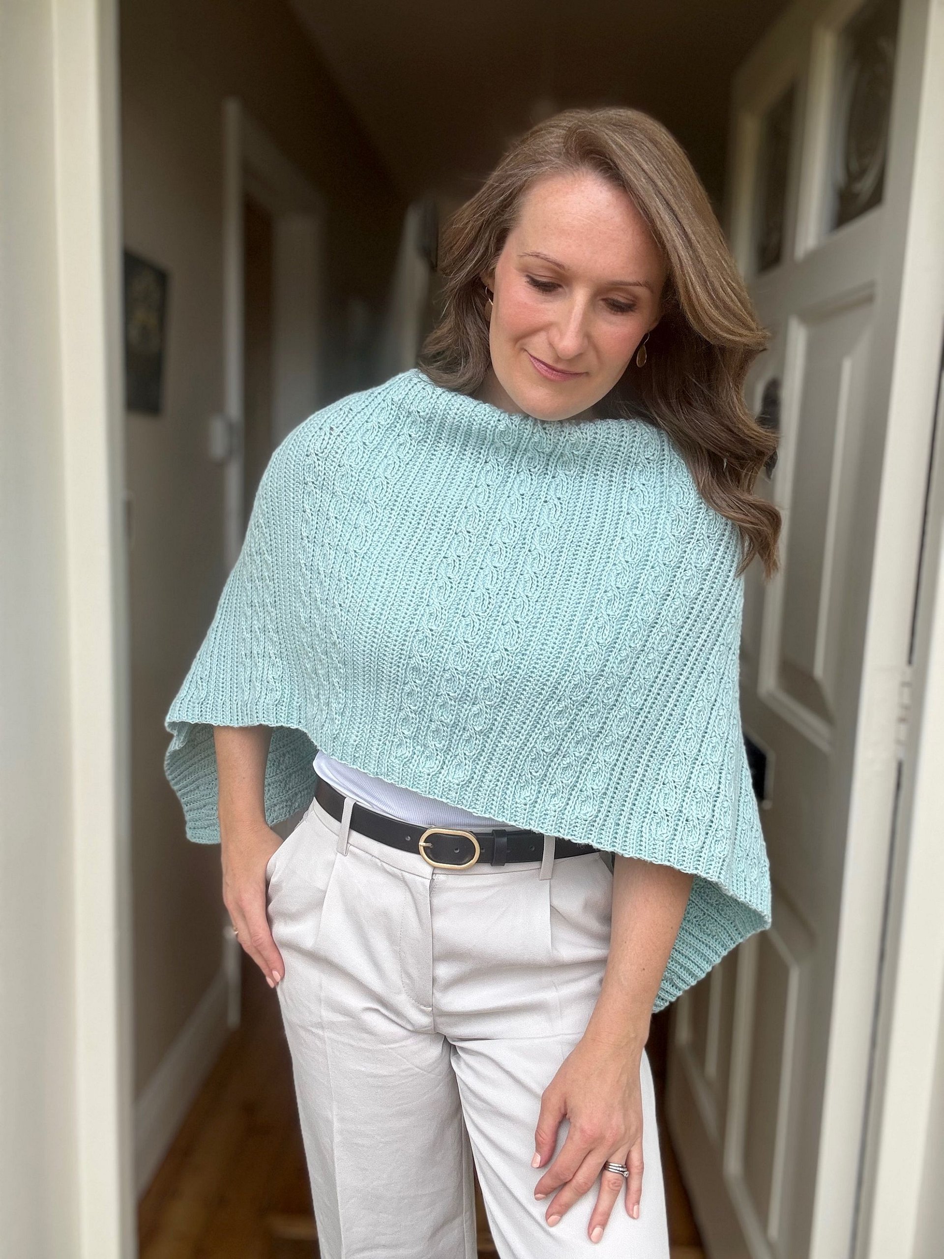 Lightweight Poncho Crochet Pattern PDF - Deidra Poncho product image (3)