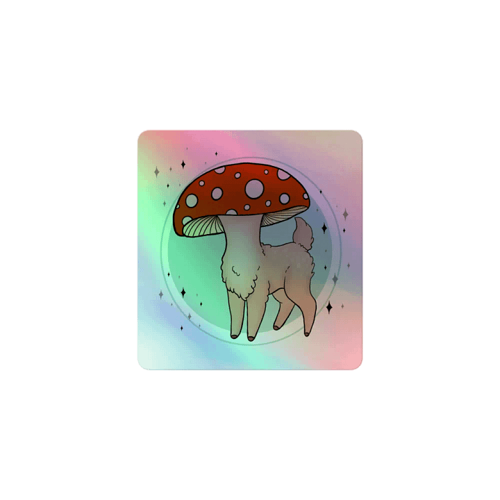 Mushroom Deer Sticker product image (1)