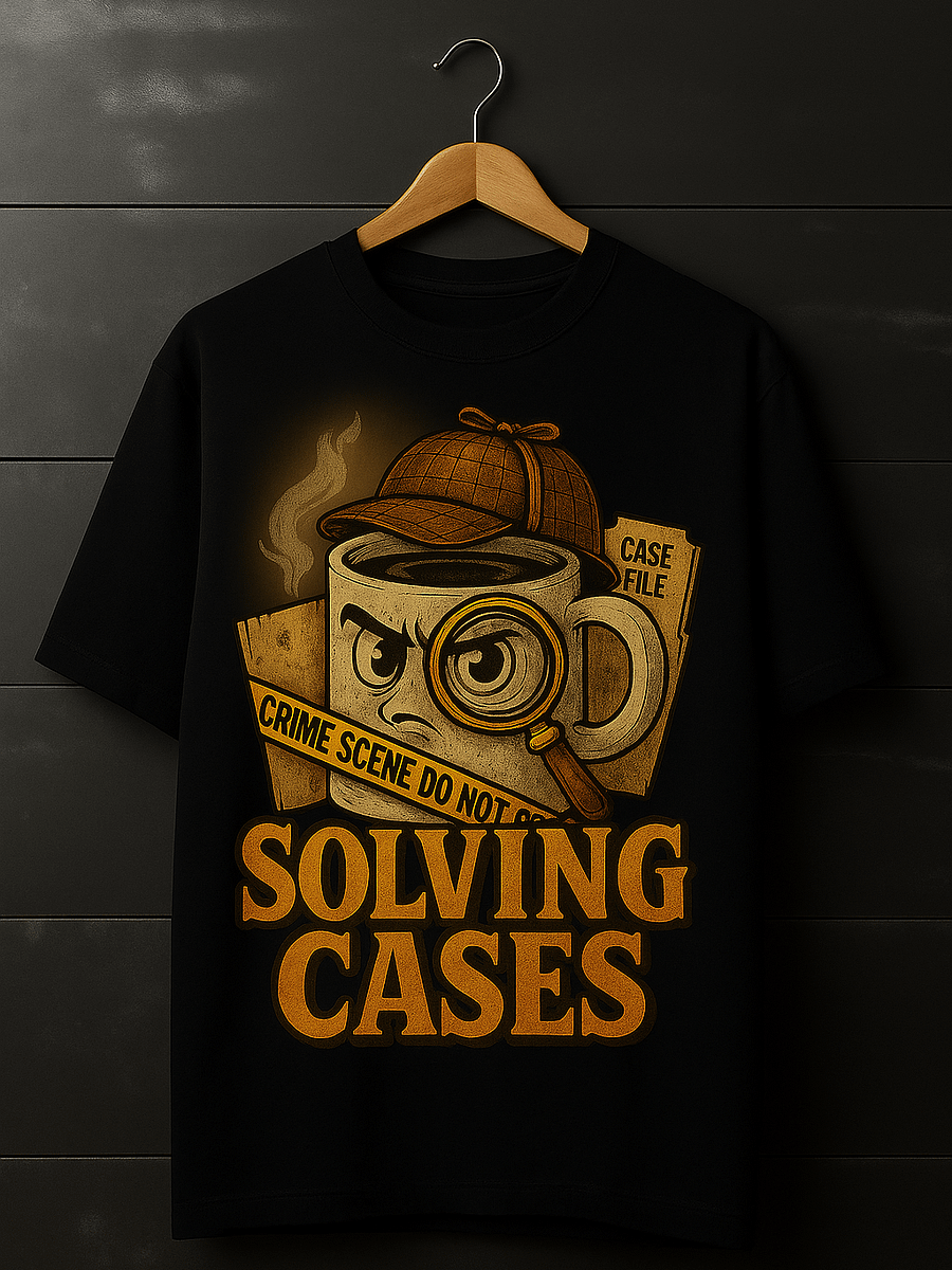 Solving Cases - Heavyweight T-Shirt product image (1)