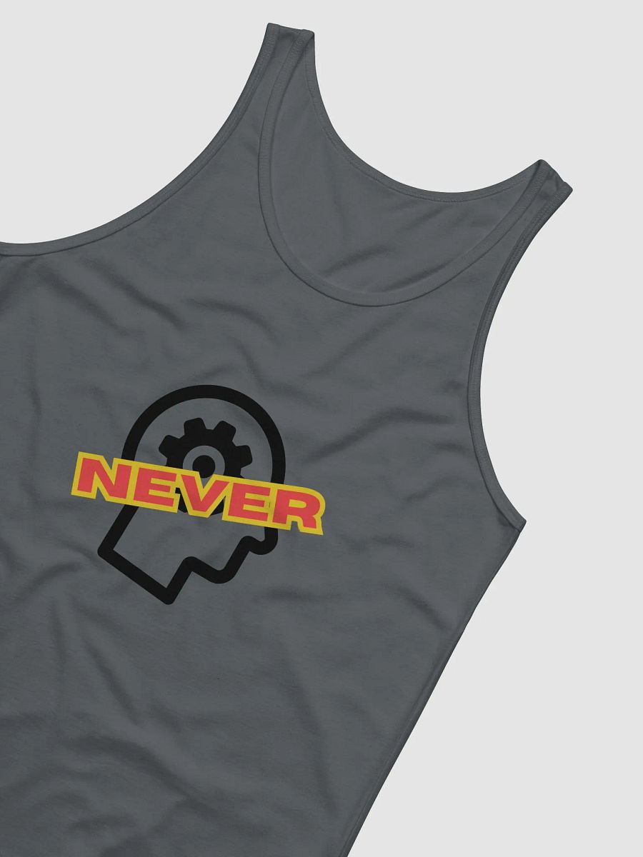 NEVER MIND Settle Red Slant Tank product image (4)