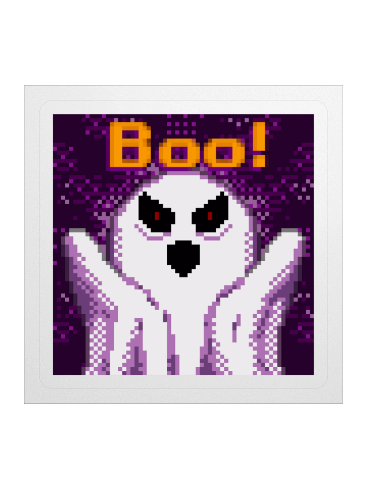 Pixel Ghost Sticker product image (3)