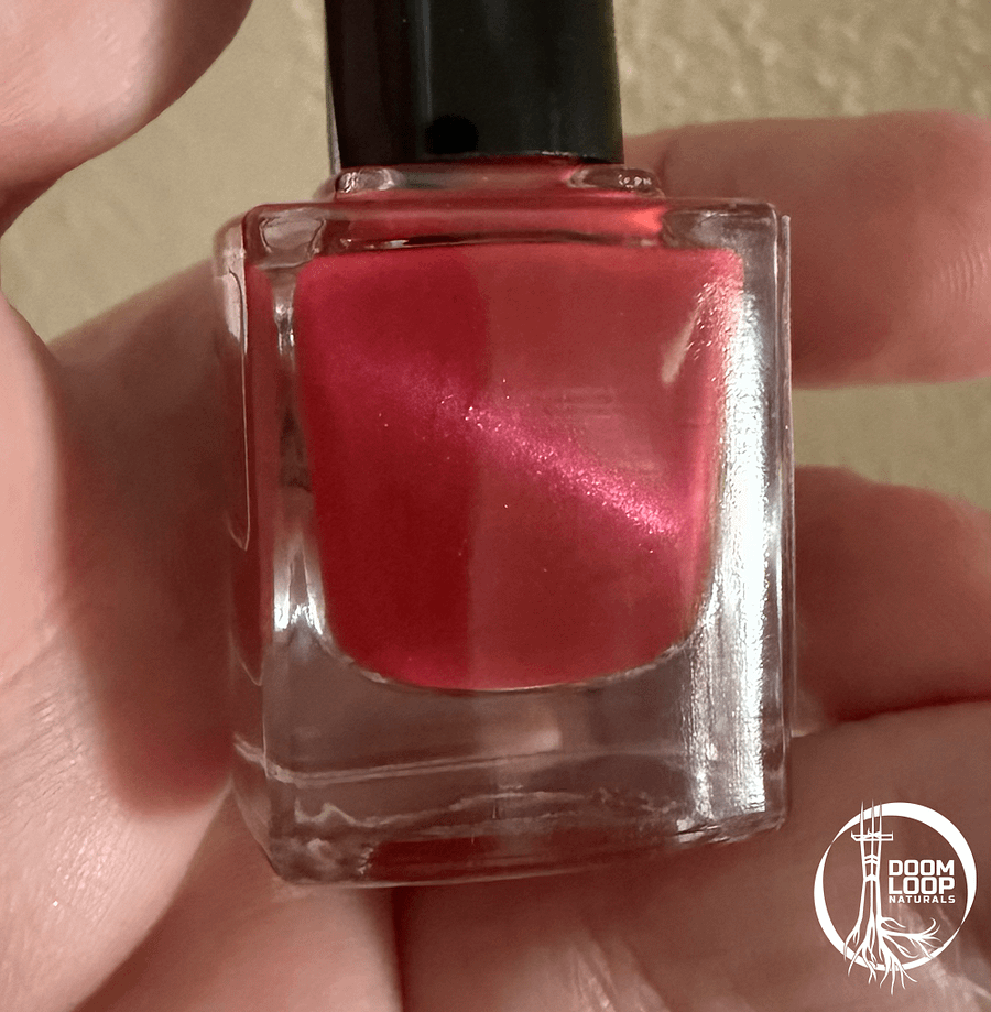 UNLAWFUL ASSEMBLY - Neon Red Jelly Magnetic Shimmer Polish product image (5)