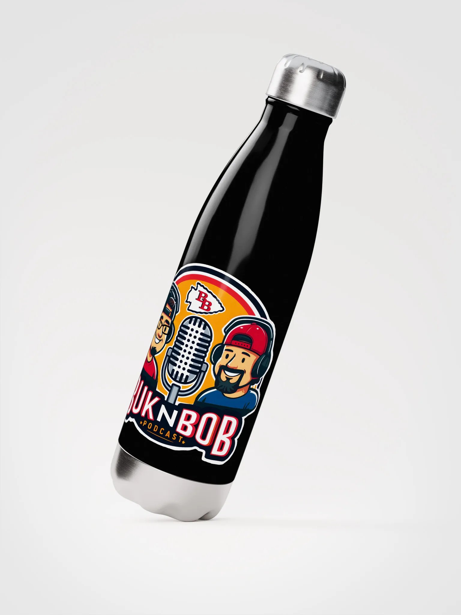 Buk N Bob Podcast Stainless Steel Water Bottle product image (3)