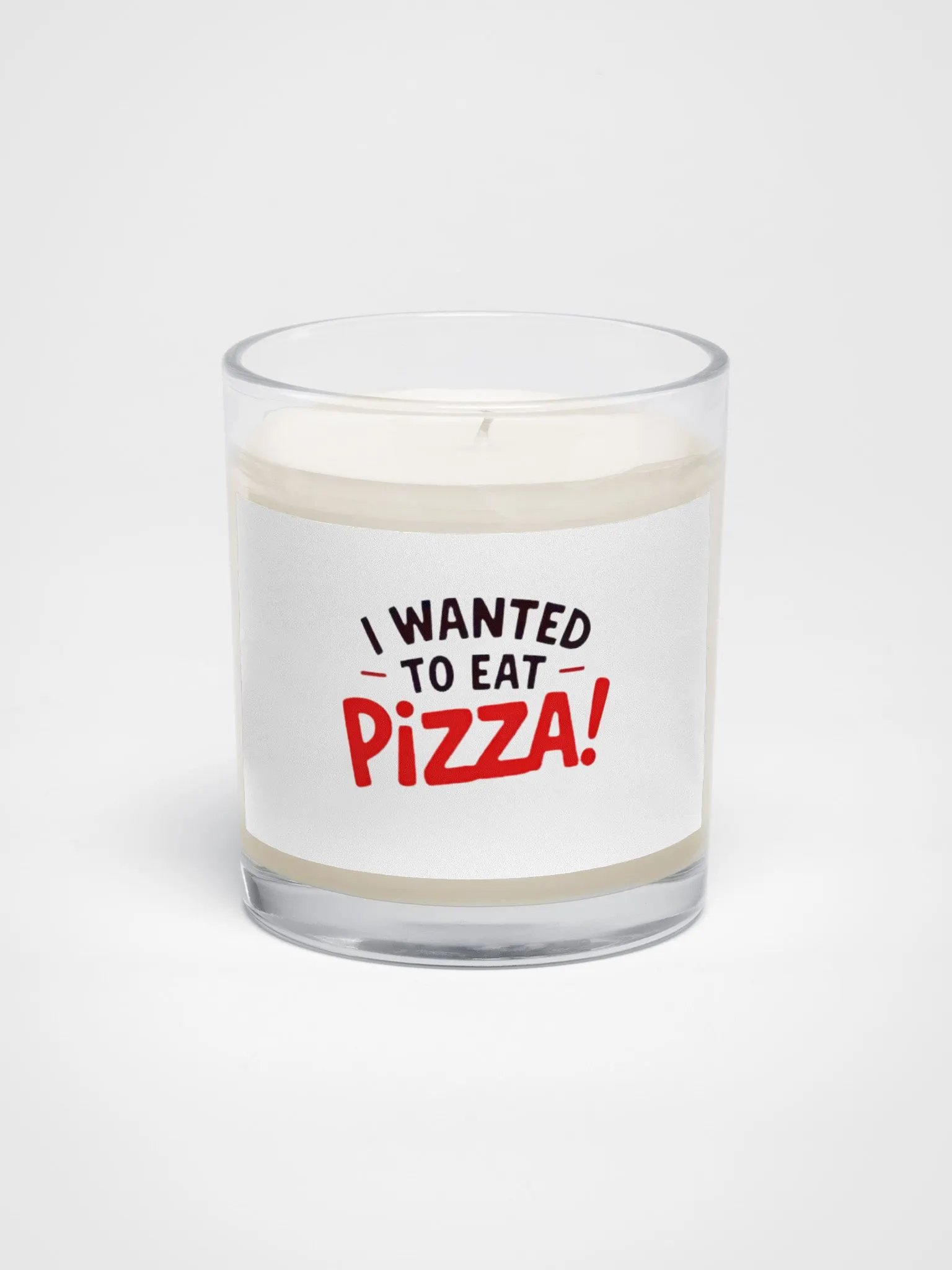 "I Wanted to Eat Pizza!" Soy Wax Candle product image (1)