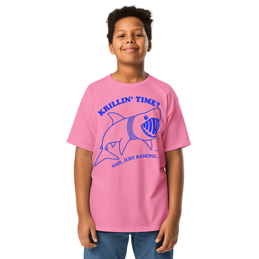 Basking Shark - Krillin' Time? Funny Shark Shirt product image (3)