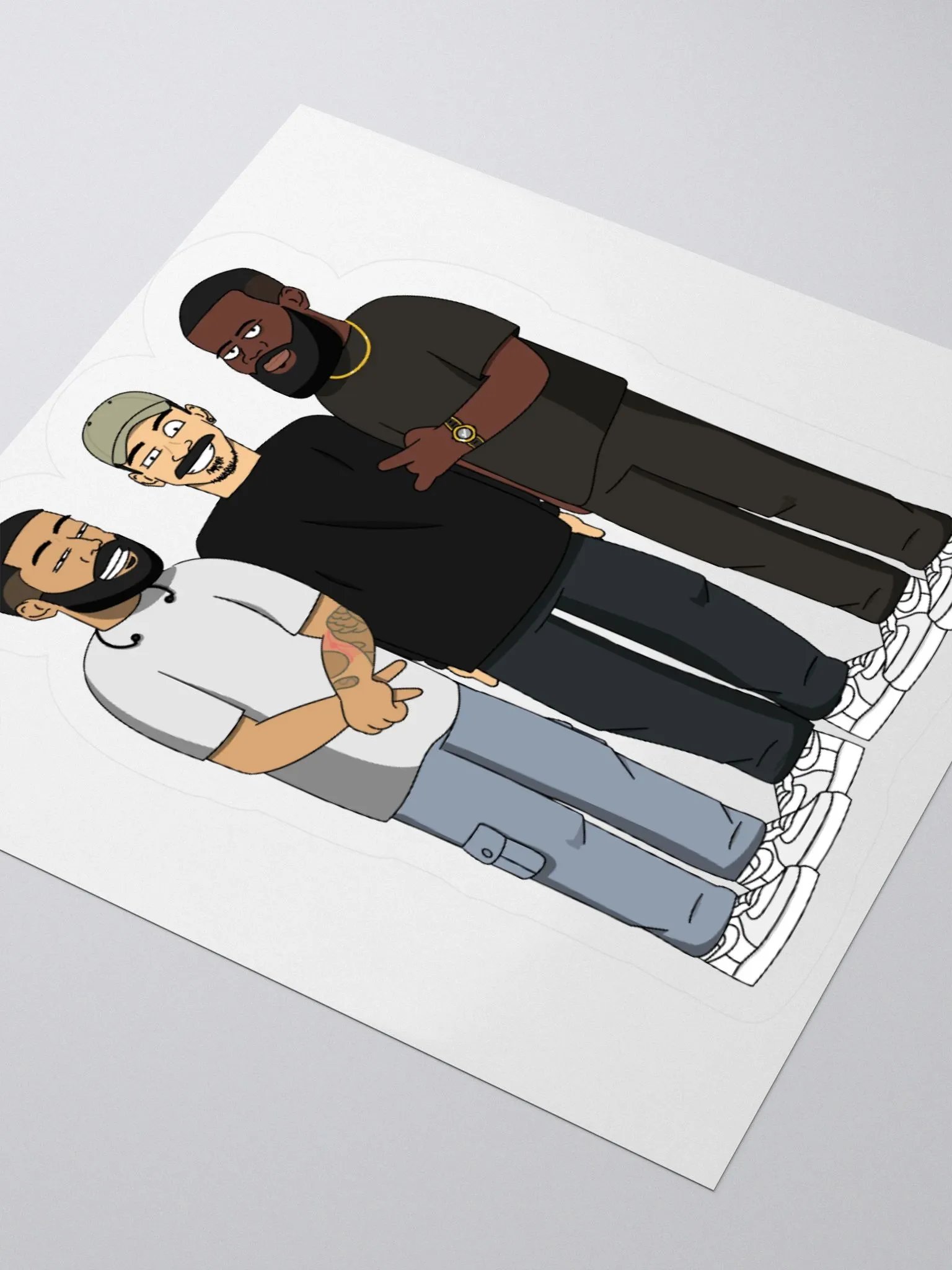 Kaio-James-Fuhad Sticker product image (3)