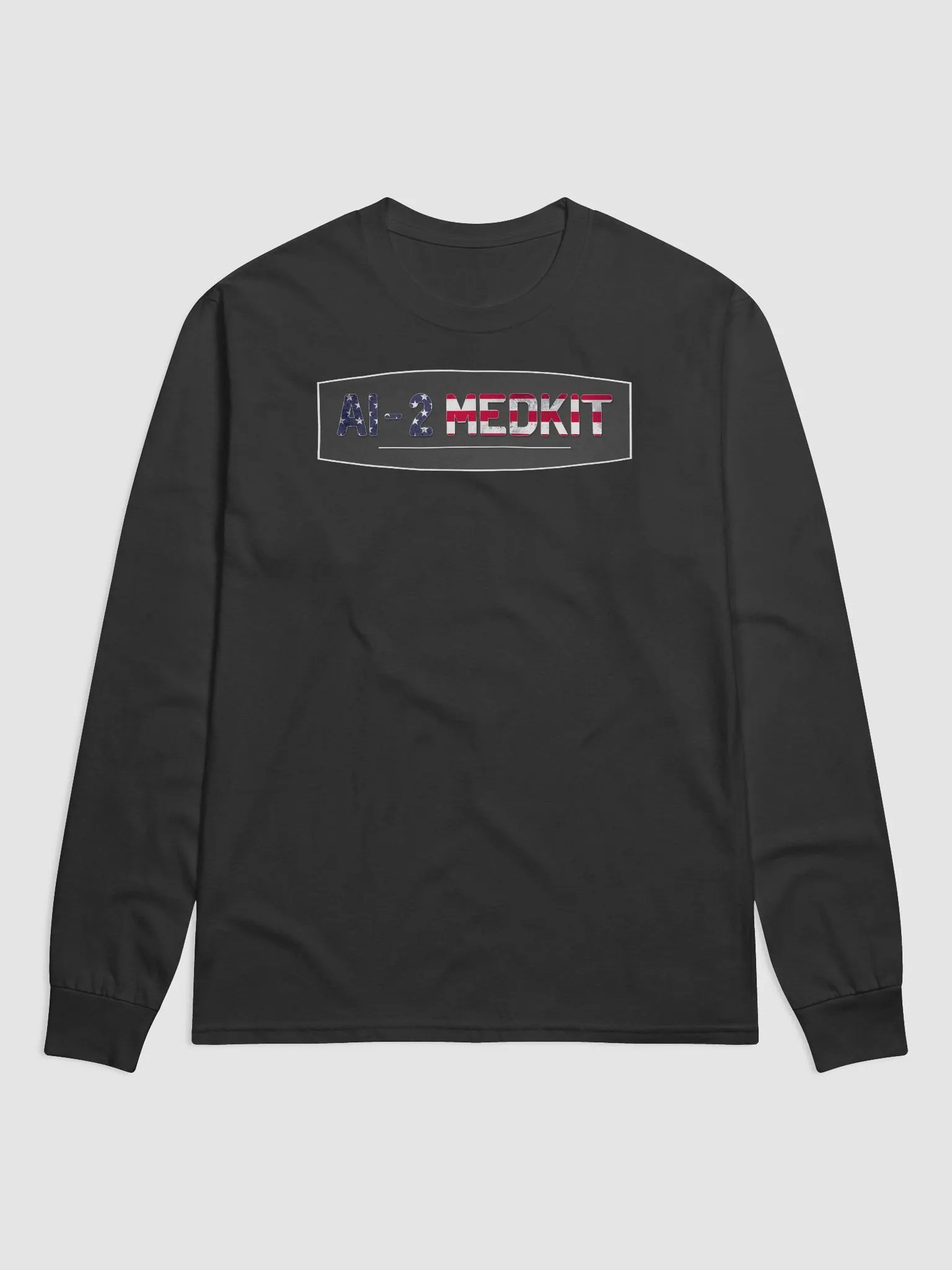 AI-2 Medkit - American Flag Plaque Long Sleeve product image (1)