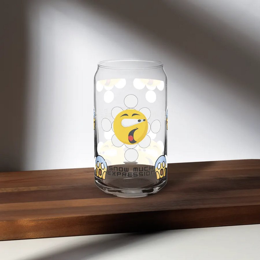 Snow Much Expression Can-Shaped Glass product image (5)