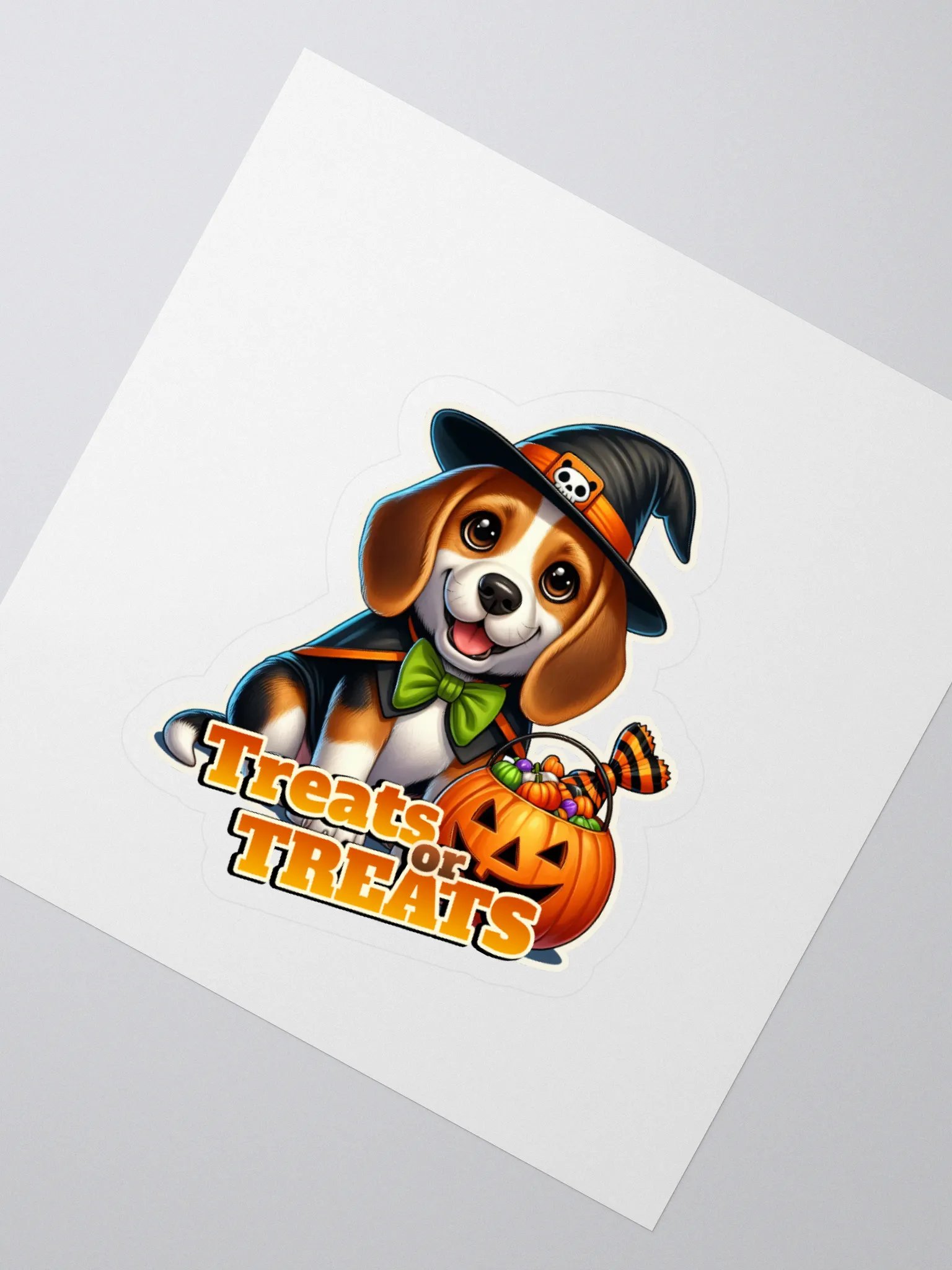 Halloween Treats Beagle - Sticker product image (2)