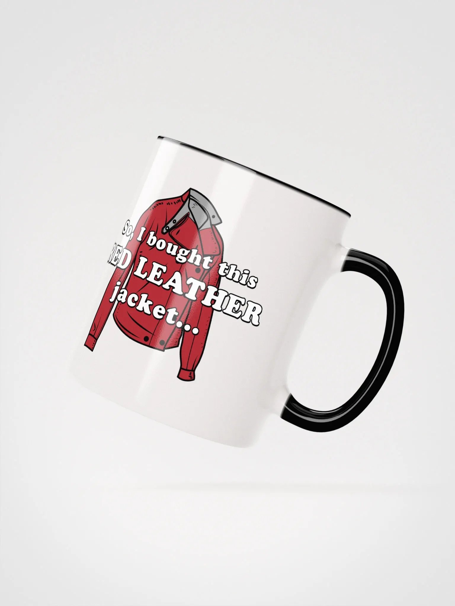 Red Leather Jacket - Mug with Color Inside product image (16)