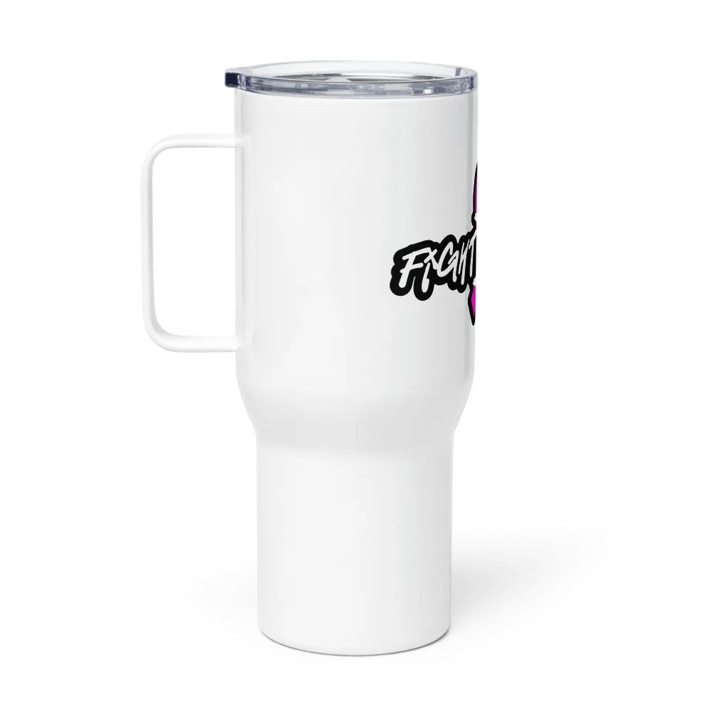 Breast Cancer Awareness Travel Mug With Handle product image (2)