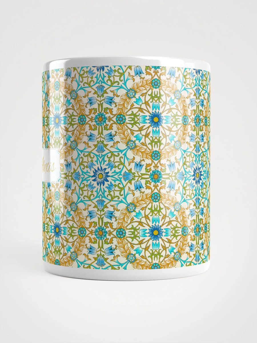 Personalized Vine Pattern White Glossy Mug product image (5)