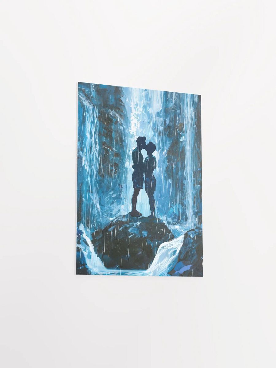 Kiss Beneath The Waterfalls - Gay Art Matte Poster product image (21)