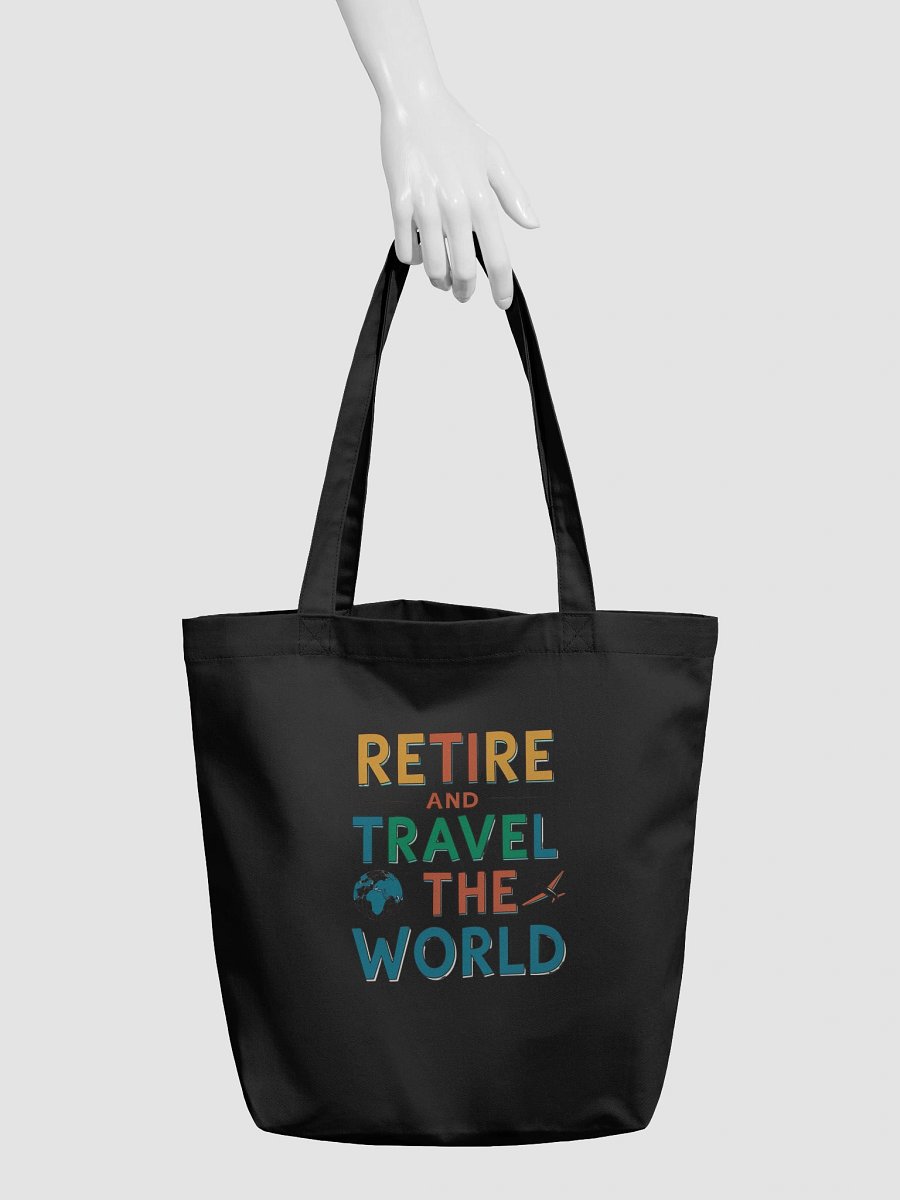 Retire and Travel the World Eco-Friendly Tote Bag product image (3)