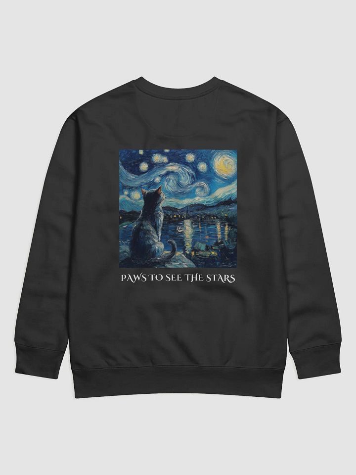 Stargazing Cat Premium Sweatshirt product image (1)