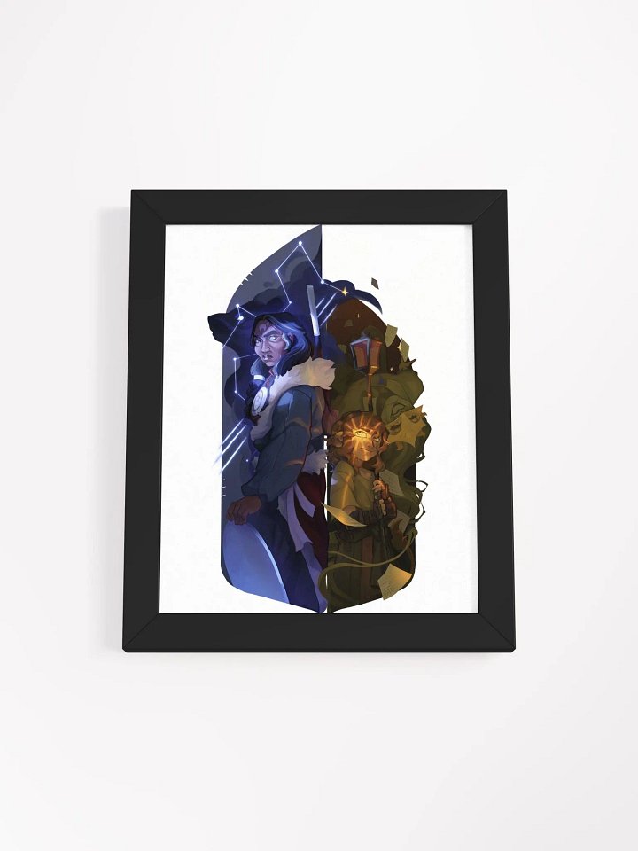 Khari And Kovah Duo Piece - Framed Poster White product image (1)