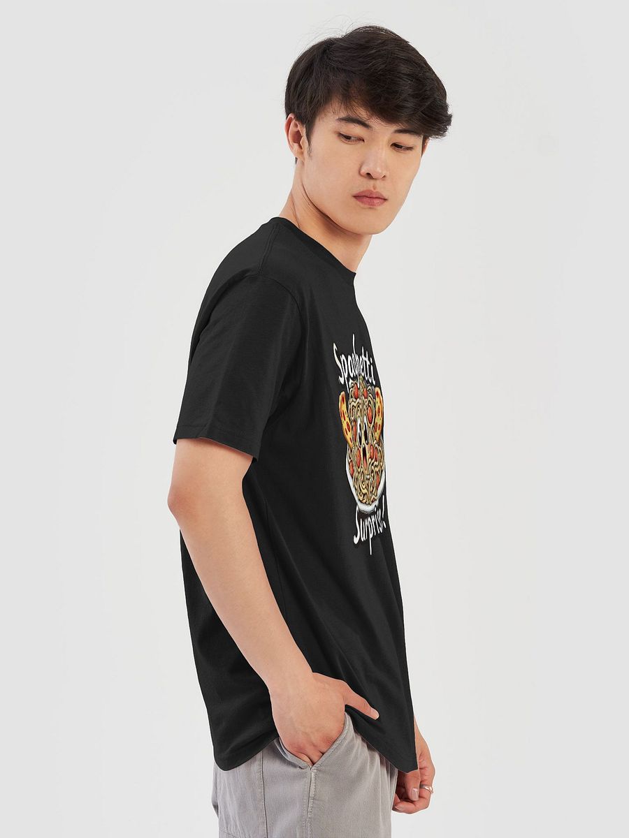 Quirky Spaghetti Face T-Shirt – Supersoft Funny Food Tee for Artistic Adults & Teens product image (7)
