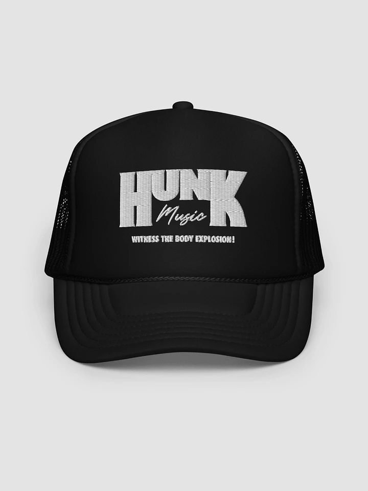 HERO - HUNK MUSIC Foam Trucker Cap (Black) product image (1)