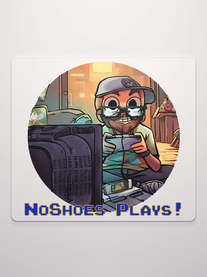 NoShoes Plays VS The World Mouse Pad product image (2)