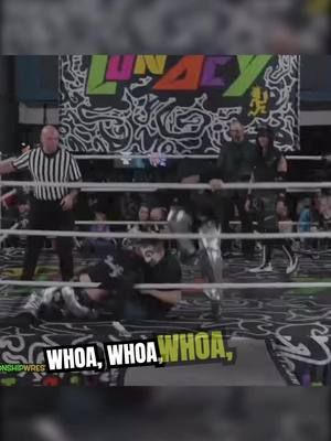 Crazy Fan attacks the Backseat Boyz at JCW! #fyp #wwe #jcw #wwf #wrestling #crazy #wrestlingclip #raw #smackdown