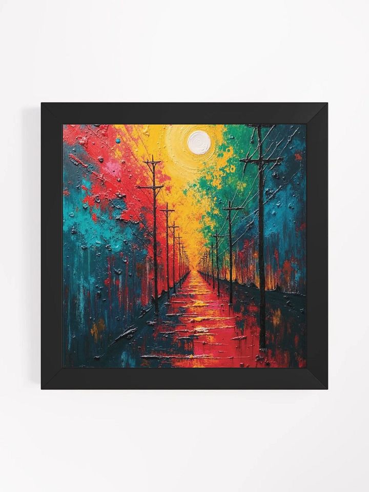 Ethereal Pathway: Abstract Framed Print product image (11)