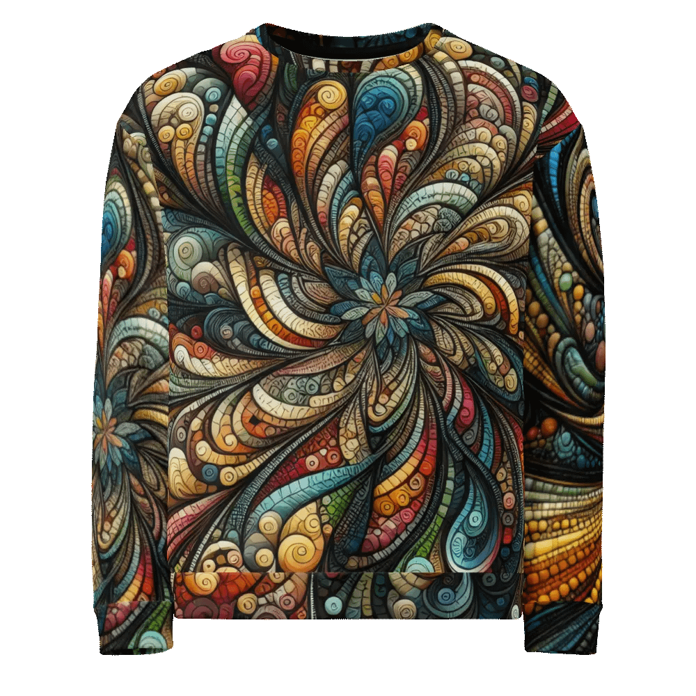 Colorful Patterns - All-Over Unisex Sweatshirt #9 product image (6)