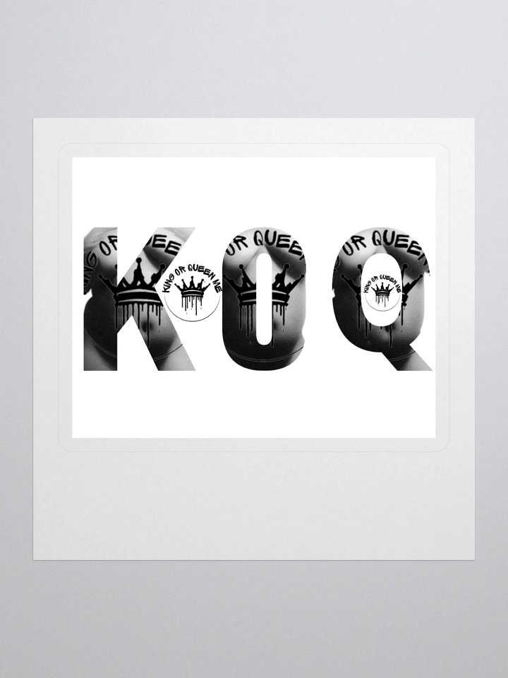 Royal Drip Kiss Cut Stickers product image (1)