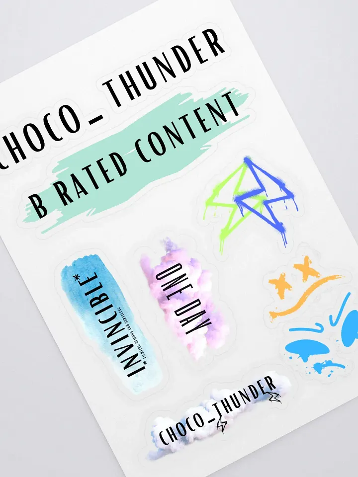 Choco_Thunder Sticker Sheet product image (1)