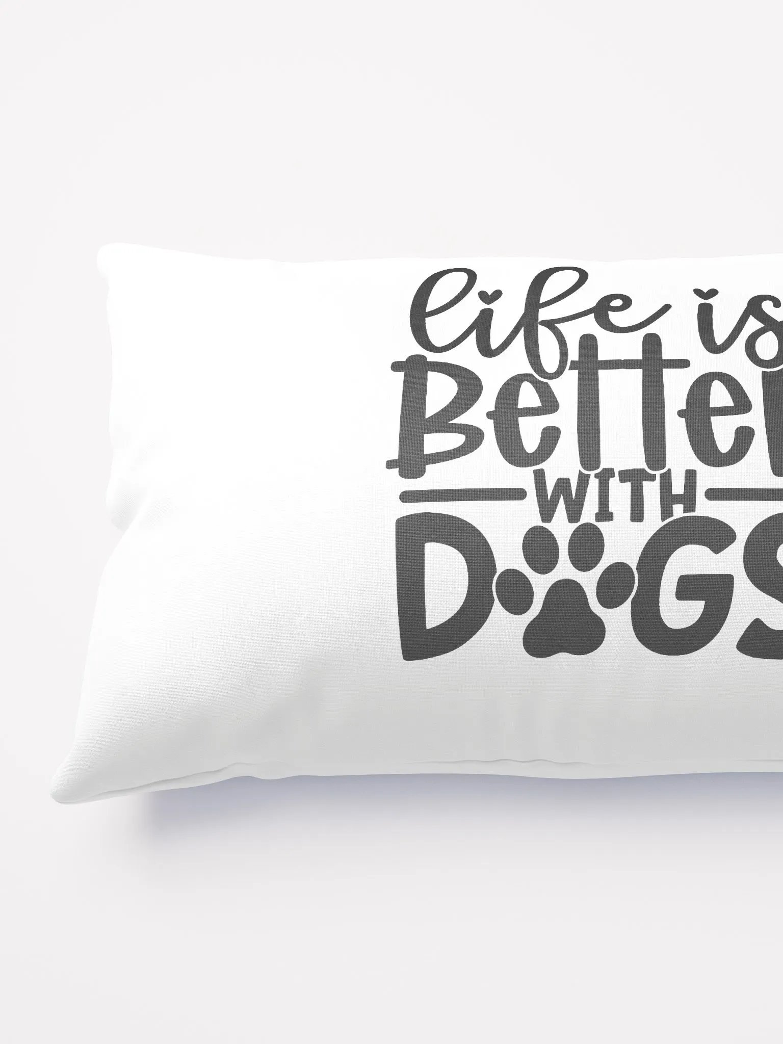 'Life is Better with Dogs' pillow product image (3)