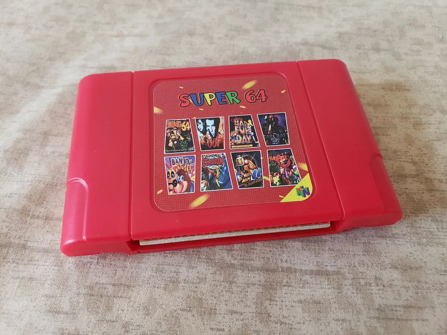 Super 64 Retro N64 Game Cart - 590 in 1 Nintendo Cartridge USA/EUR/Japan - Video Gaming product image (3)