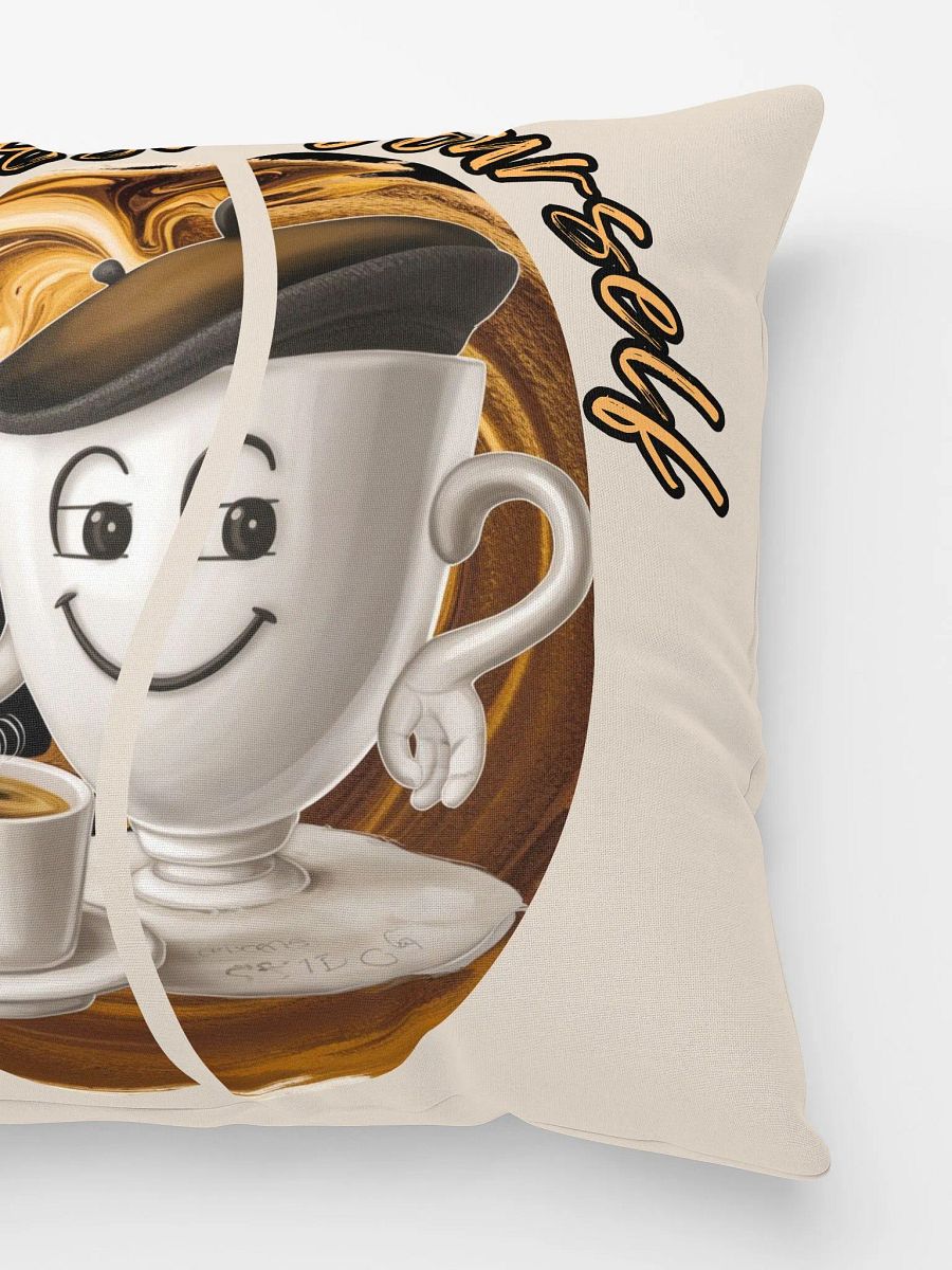 Espresso Yourself Coffee Cup Painter Design Decorative Pillow product image (3)