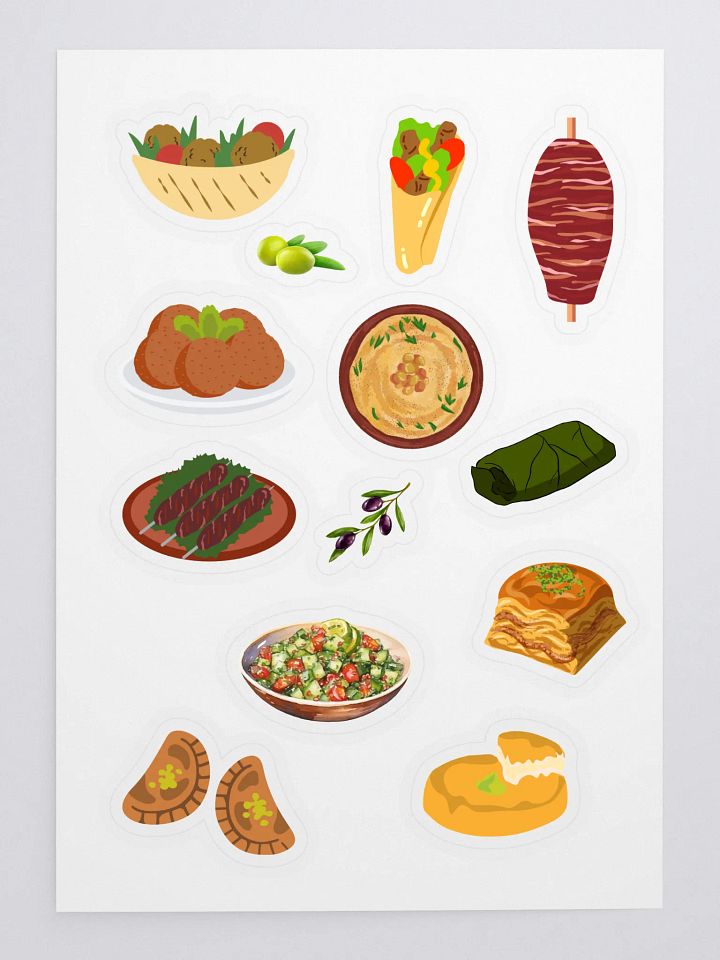 Arab Food Sticker Sheet product image (1)