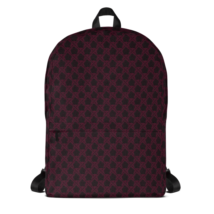 Maroon Hellebore Textile Backpack product image (1)